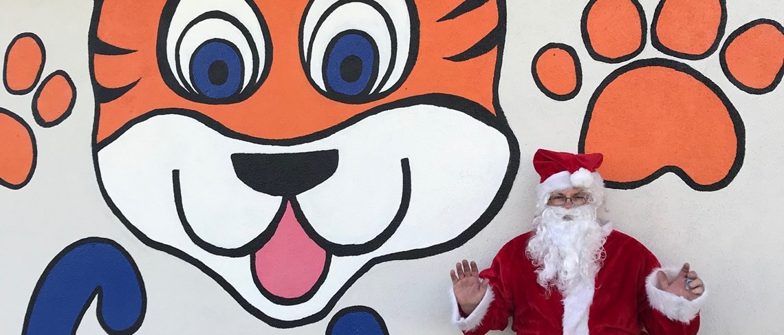 Santa visiting Carver on Friday, December 20th.