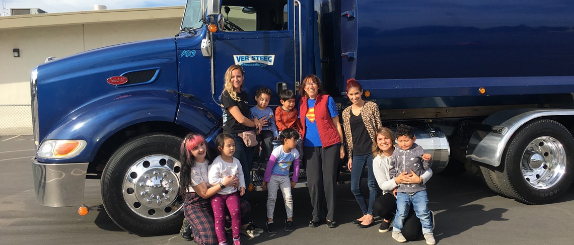 To promote our community helpers unit, we had visits from the Police Department, Fire Department, and a Trucking company.
