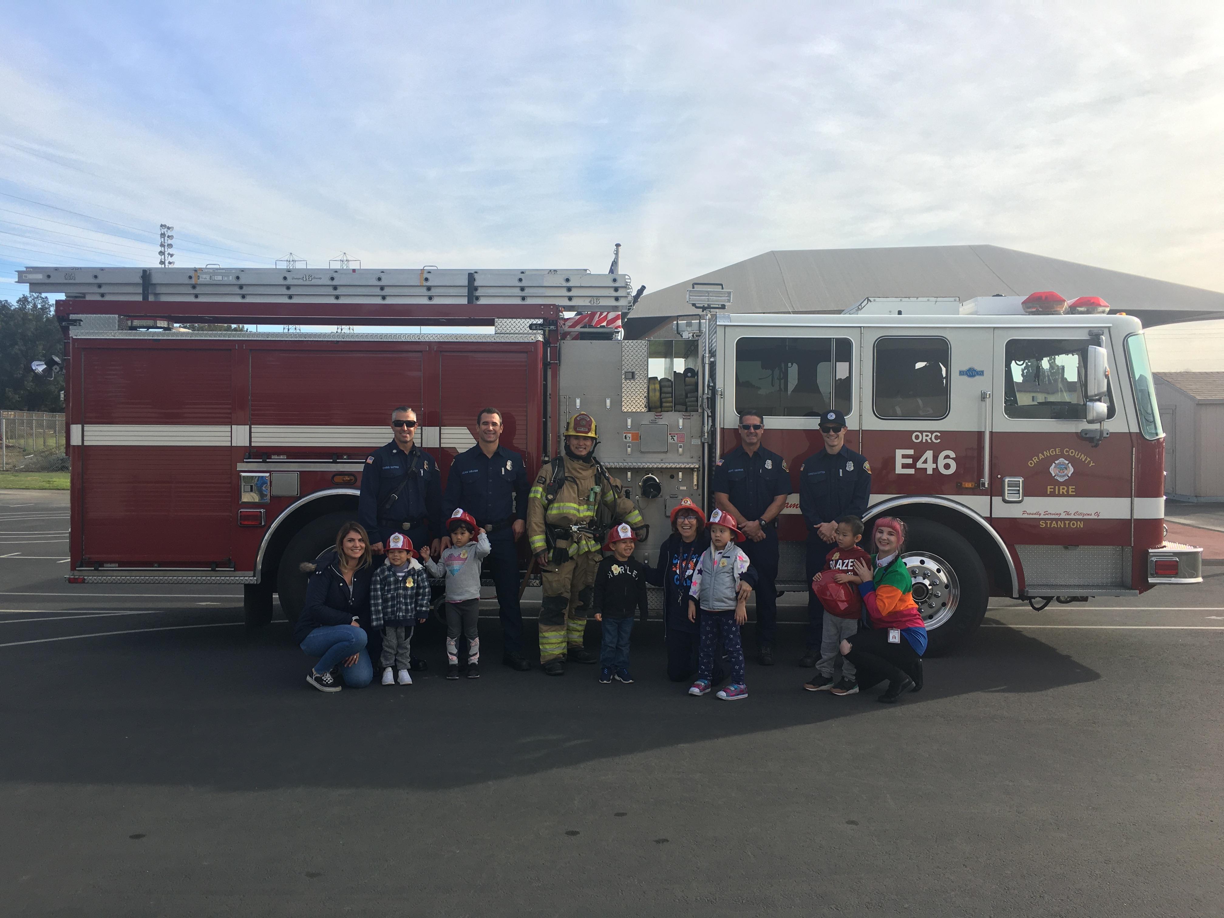 To promote our community helpers unit, we had visits from the Police Department, Fire Department, and a Trucking company.