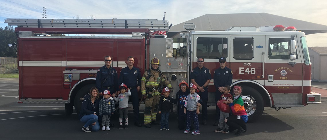 To promote our community helpers unit, we had visits from the Police Department, Fire Department, and a Trucking company.